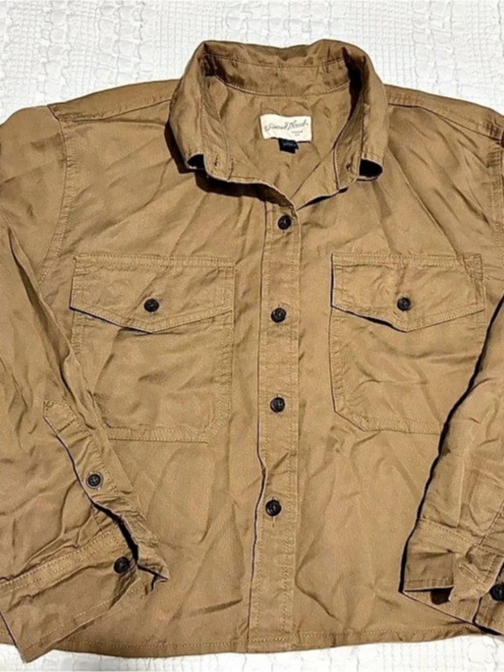 Universal Thread Utility Jacket in Brown Size Small